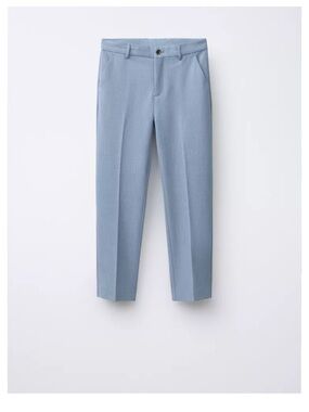 Zara Boys Light Blue Tailored Pants